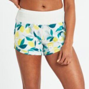 Oiselle Roga Lemon Running Shorts Size 4